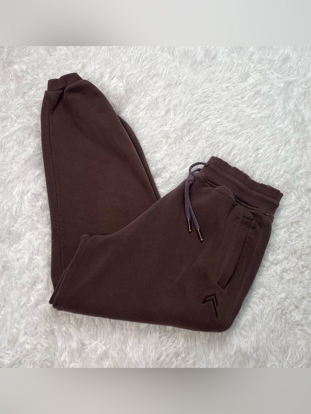 Oner Active Womens Luxury Activewear Joggers Size Small Brown Baggy Sweat Pants